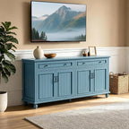 Scurrty Sideboard Buffet Cabinet, Vintage Coffee Bar Cabinets - Image 7