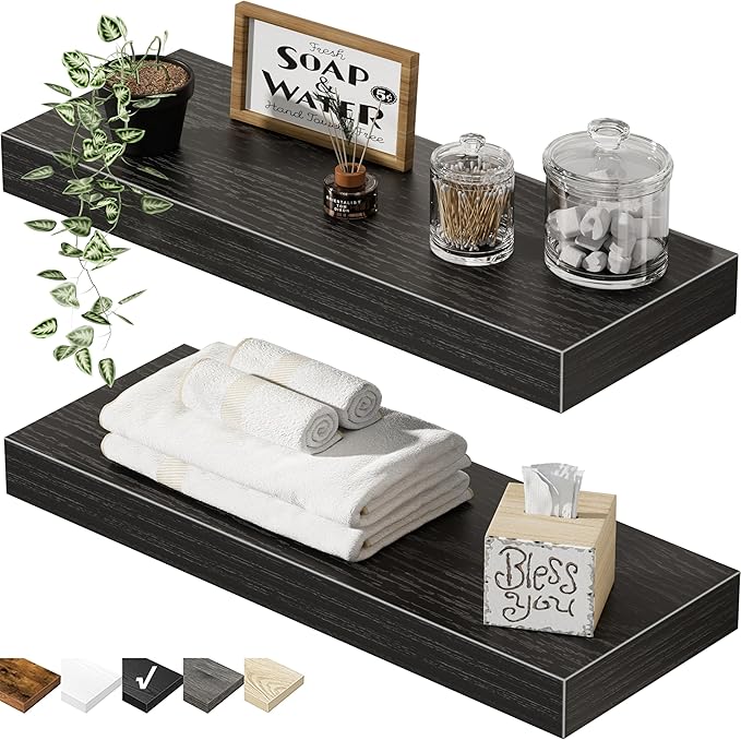 QEEIG Bathroom Floating Shelves by QEEIG