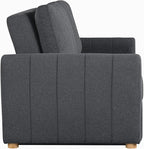 Serta Galway 66.5" Convertible Sleeper Loveseat, Full Size, Dreamcoil Comfort - Image 4