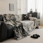 VClife Floral Couch Cover Vintage Rustic Creamy White Sofa Cover - Image 9