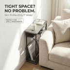 Narrow Side Table, 3-Tier Slim End Table - Image 9
