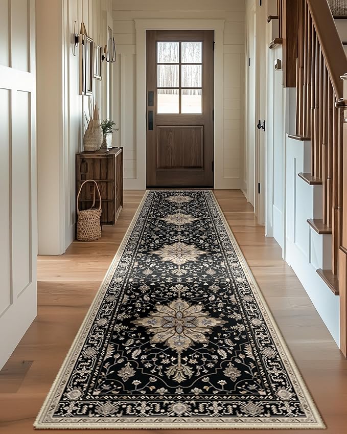 RELEANY Area Rugs 2'x10' Runner Rug Non Slip Washable - Image 4