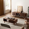 MAISONARIA Living Room Table Sets of 2, Mid Century Coffee Table & Dresser TV by MAISONARIA