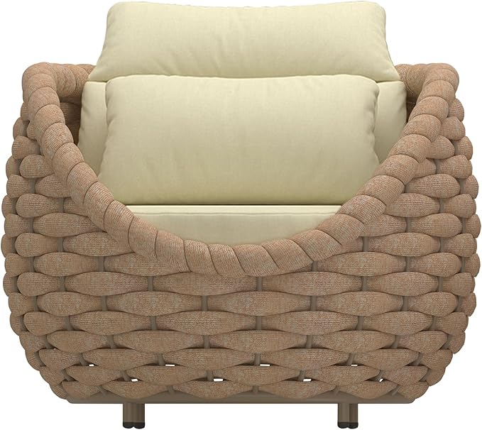 TWT 6-Piece Aluminum Patio Furniture Set, Olefin Rope Modern Outdoor - Image 5