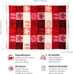 Bohemian Chenille Jacquard Tassel Throws - Image 5