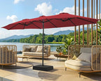 SUPERJARE 15FT Outdoor Patio Umbrella by SUPERJARE