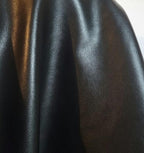 Black Lambtouch Soft Faux Leather Fabric Sheet PU Sold by The Yard Synthetic - Image 5