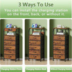 Furnulem 5 Drawers Dresser - Image 6
