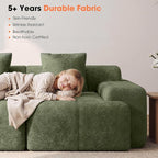 83.5" Boneless Loveseat Couch, Cloud Comfy Couches - Image 6