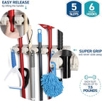 Home It Mop And Broom Holder Wall Mount - Image 4