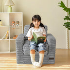 MAXYOYO Kids Bean Bag Chair, Comfy Faux Fur Bean Bag Sofa - Image 3