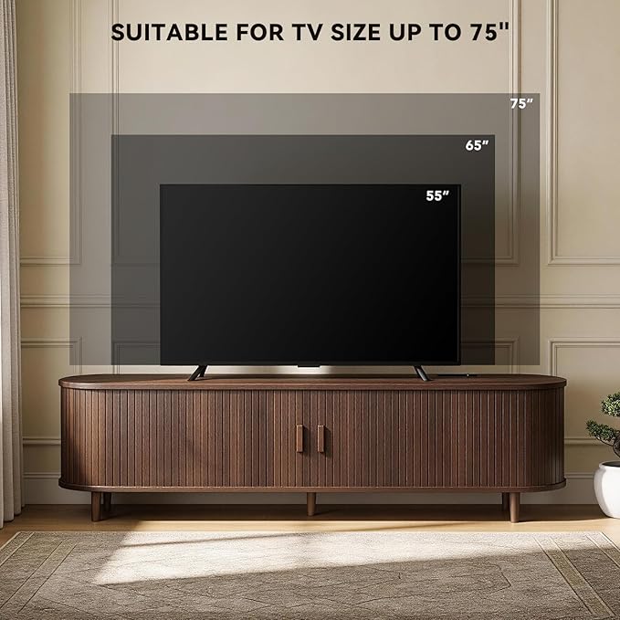 65" Mid Century Modern TV Stand - Image 7