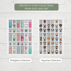 Shot Glass Display Cabinet Solid Wood - Image 3