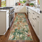 RELEANY Washable Area Rugs 2'x6' Non-Slip Modern Abstract Soft by RELEANY