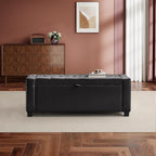 GRAINELL Storage Ottoman Bench, Upholstered Tufted Bedroom Bench - Image 5
