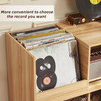 LELELINKY Large 48'' Record Player Stand - Image 3