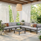 Stoog 11-Piece Patio Furniture Set, All-Weather Outdoor Sectional Sofa Set - Image 9