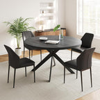 Zerifevni 45.3" Round Dining Table Set - Image 2