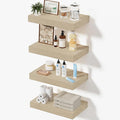 Oak Floating Shelves for Wall, Kitchen & Living Room Decor Display, for Plants by Mifurn