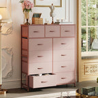 WLIVE Tall Dresser for Bedroom, Fabric Dresser Storage Tower, Chest of Drawers - Image 4