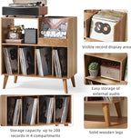 LELELINKY Large Record Player Stand, Turntable Stand - Image 8