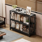 Homeiju Entry Table 40" Width, 3-Tier Entryway Table - Image 6
