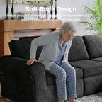 Novilla 138" Modular Sectional Sofa, Modular Sectional Couches - Image 8
