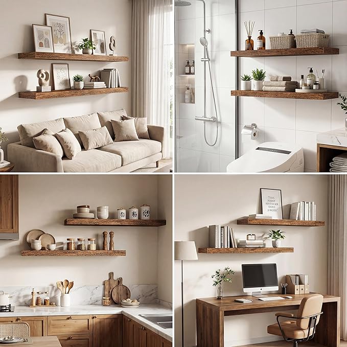Dreamland 40 Inches Floating Shelves - Image 7