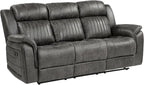 Lexicon Recliner Living Room Set, Home Theater Seating, Manual Polished - Image 6