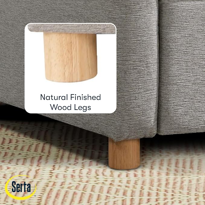 Serta® Corwin 36" Convertible Accent Chair, Dreamcoil® Comfort, FingerGuard® - Image 8