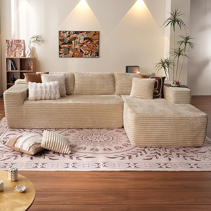 ovios 104" Cloud Boneless Couch by OVIOS