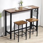 Finnhomy 52.7" Industrial Bar Table Set - Image 3