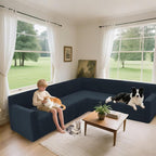 Arfntevss Stretch Sectional Couch Covers L Shaped Corner Sectional Sofa Cover - Image 2