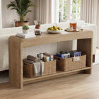 Farmhouse Entryway Table, 43.7" Console Tables - Image 3