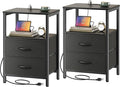 Huuger Nightstands Set of 2, End Tables by Huuger
