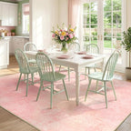 RELEANY Washable Area Rugs 5'x7' Non-Slip Modern Abstract Soft - Image 4