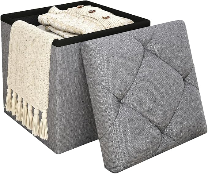 Storage Ottoman Footrest Stool Small Ottoman by Unknown
