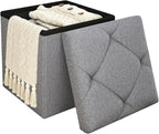 Storage Ottoman Footrest Stool Small Ottoman by Unknown