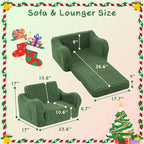 MOMCAYWEX Kids Sofa, 2-in-1 Flip-Out Foam Couch - Image 3