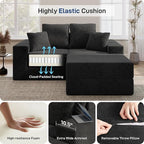 Cloud Modular Sectional Sofa, Comfy Boneless Couch - Image 7