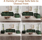 mikibama Modular Sectional Sofa, 146.5 Inch U Shaped Couch Set - Image 7