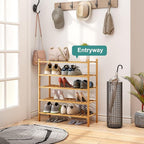 viewcare 5-Tier Bamboo Shoe Rack - Image 4