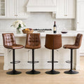 FIRAVOE Counter Height Bar Stools, Swivel Barstools Set of 4 by FIRAVOE