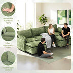 LEVELEVE 112.5" U-Shape Modular Sofa - Image 6