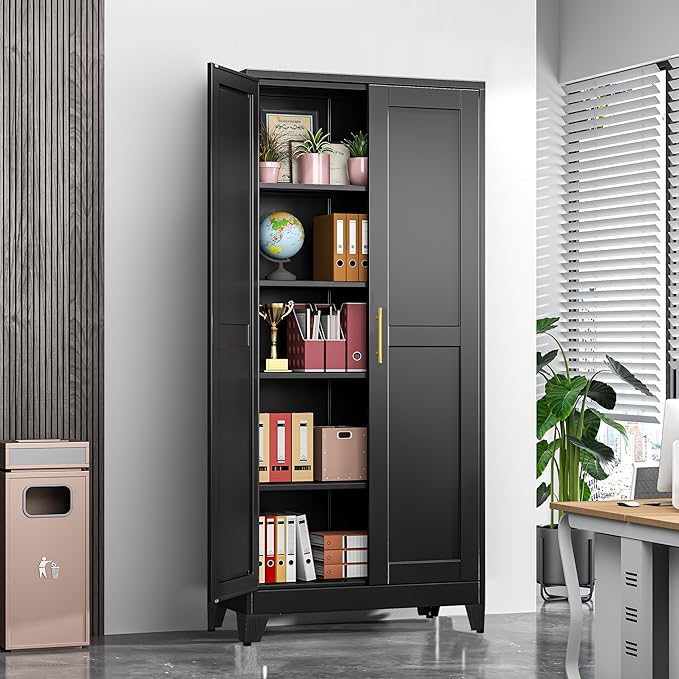 GAIOUS 71" Tall Metal Storage Cabinet - Image 3