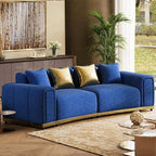 104" Oversized Chesterfield Loveseat Luxury Velvet Couch Vintage Tufted Sofa by BEQAIWhereArtMeetsLiving