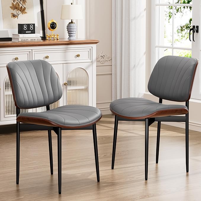 YaFiti Dining Chairs Set of 2, Dining Room and Kitchen Chairs, Mid Century by YaFiti