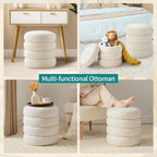 Busaurus Round Ottoman with Storage - Image 6