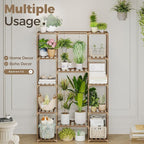 Bamworld 62.2'' Tall Plant Stand Indoor Large Plant Shelf - Image 4