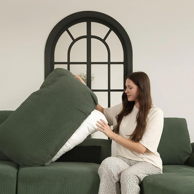 EASE MOOSE Sectional Modular Sofa, Comfty 3 Seat Cloud Couch, FSC Certified - Image 6